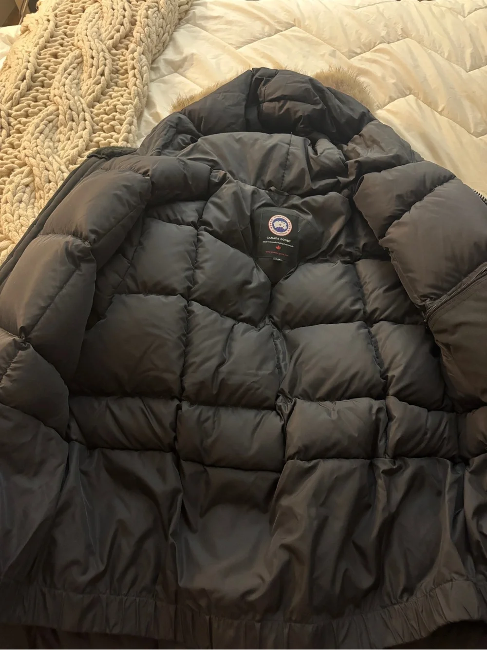 Canada goose men’s expedition down park(Size large)